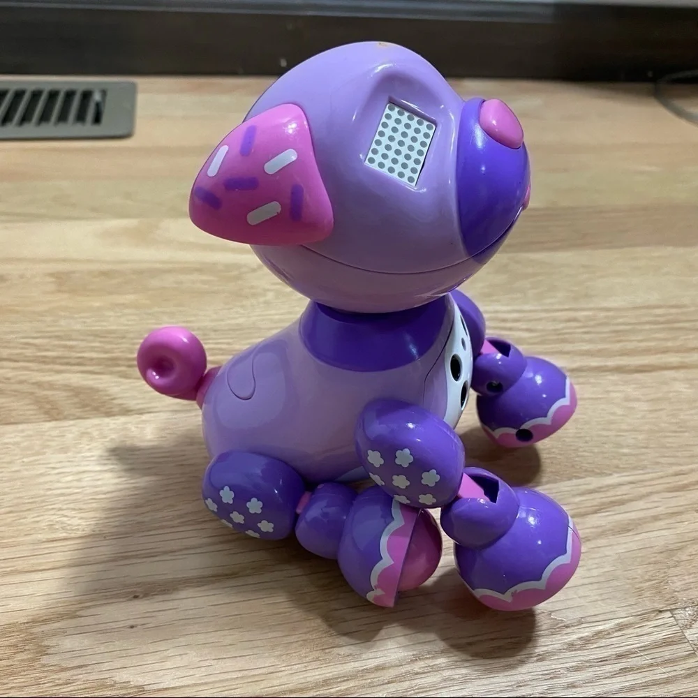 Zoomer Zuppies Interactive Robotic Dog Toy Kids Purple